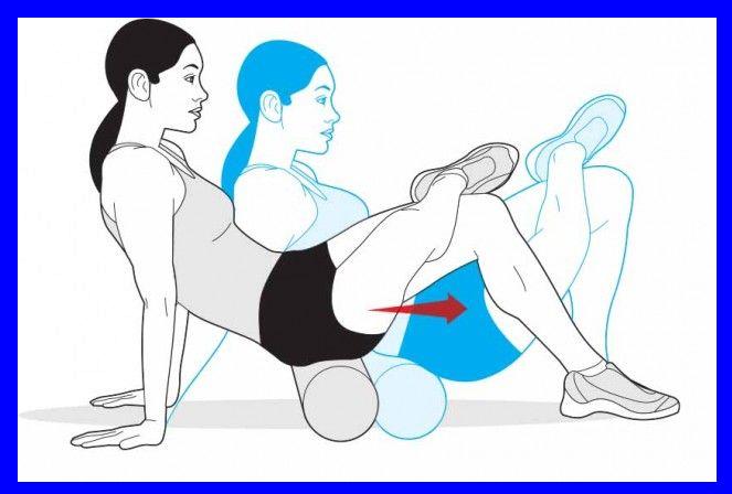 Piriformis Stretch With A Foam Roller