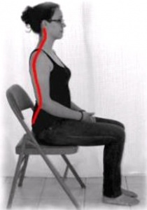 Proper posture when you sit