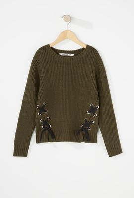 girls fashion knit sweater