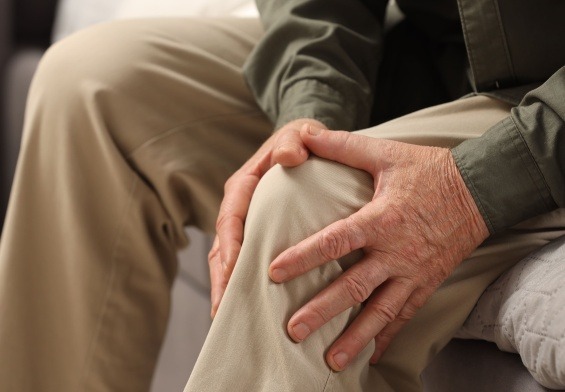 elder with joint pain